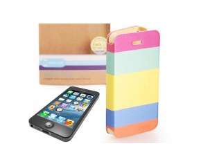 Bao Da Óp Lưng Cho iPhone 5/5S Sắc Màu Color