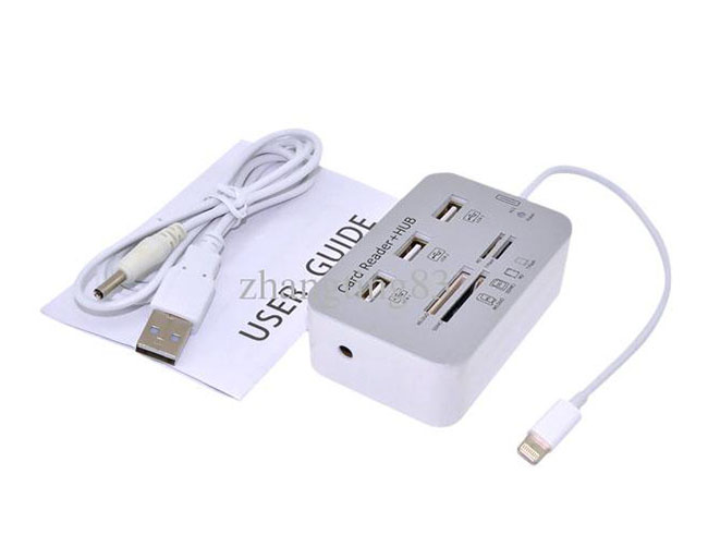 Đầu Đọc Thẻ Nhớ Và Cổng USB Combo Kit Adapter Hub for iPad Mini ipad 4