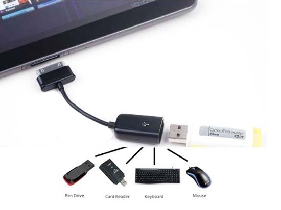 Cáp USB OTG Samsung galaxy