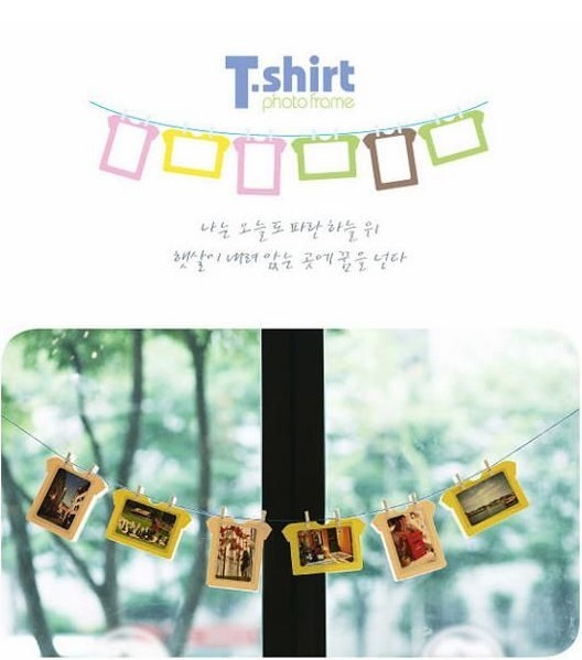 Bộ khung ảnh T-Shirt treo tường Hàn Quốc