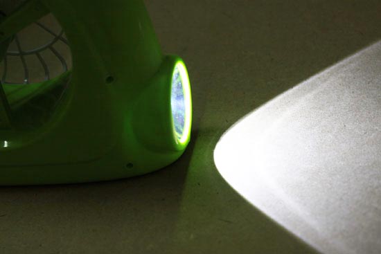 Quạt sạc mini đa năng tích hợp đèn pin, đèn led