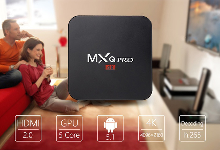 Android TV Box MXQ Pro sử dụng hệ điều hành Android 5.1 Lollipop của Google