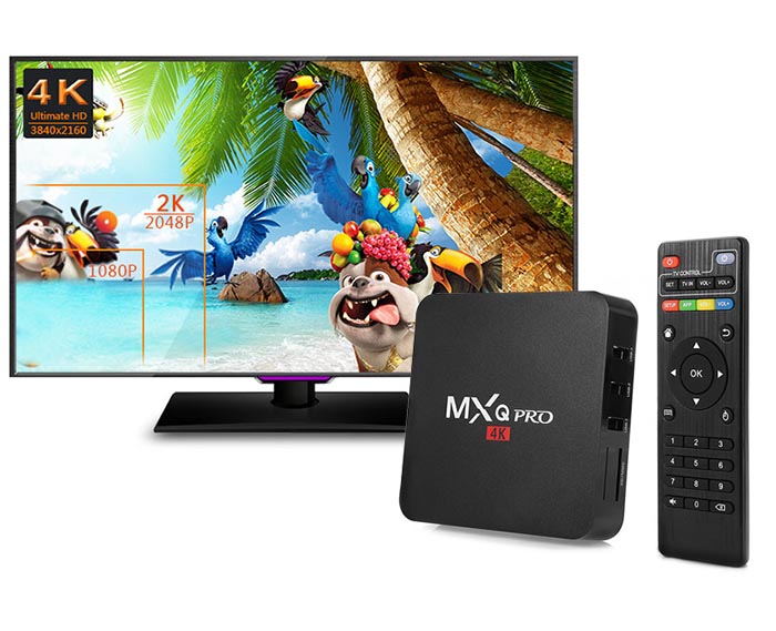 ANDROID TV BOX MXQ PRO 4K TIVI BOX THẾ HỆ MỚI