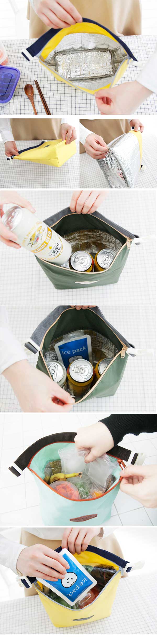 Túi đựng cơm Iconic Lunch Pouch Hàn Quốc