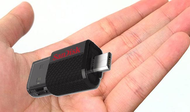 USB 32Gb Flash Drive Ultra Dual USB Drive 2 Đầu Cắm Micro-USB Cho Smartphone, Tablet, Máy Tính