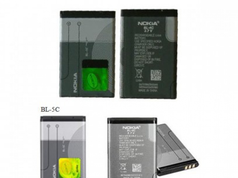 Pin Nokia BL-4C Hoặc Nokia BL-5C Chất Lượng Cao Như Pin Theo Máy