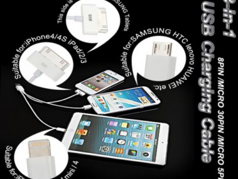 Cáp usb cho Iphone 5, Apple, Samsung, Micro USB
