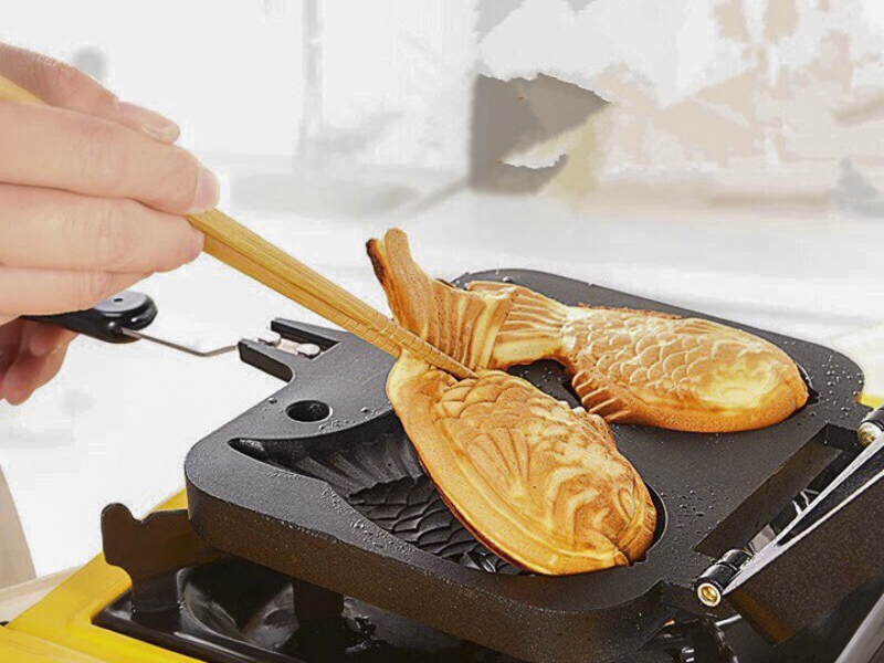 Khuôn bánh cá Taiyaki hợp kim nhôm chống dính Vạn Lợi