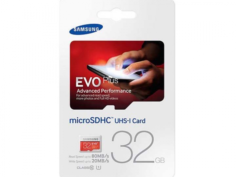 Thẻ Nhớ MicroSDHC 32GB Samsung EVO Plus SLASS10
