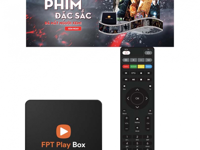 Tivi Box FPT Play Box 4K Đa Phương Tiện