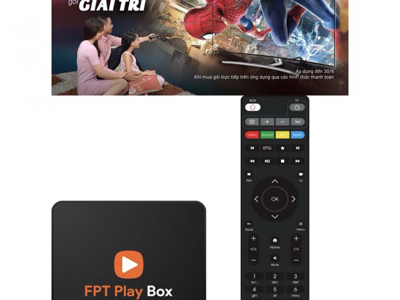 Tivi Box FPT Play Box 4K Đa Phương Tiện